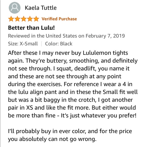 NWT 90 Degree by Reflex "Squat Proof" Interlink High Waist Capri in Lilac Mist - Picture 14 of 16